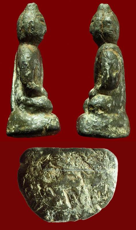 พระพุทธลอยองค์ เนื้อชินเงิน พระกรุเมืองเวียงจันทน์ ประเทศลาว อายุ 300-400 ปี 