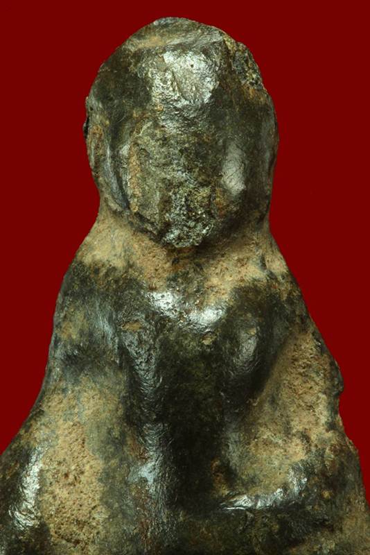 พระหลวงพ่อโต ปางมารวิชัย เนื้อชินเงิน กรุบางกระทิง จ.อยุธยา พระอายุ 400-500 ปี ไม่มีอุดไม่มีซ่อม แท้