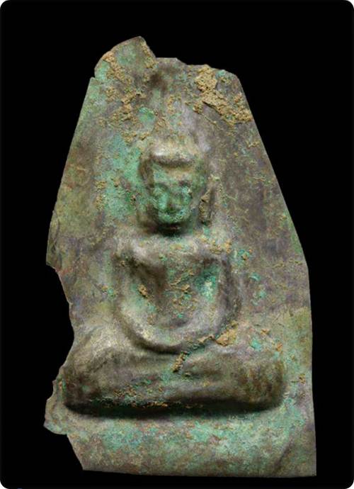 จัดของหายากจัดเป็นตำนานให้บูชาพระอู่ทอง ดุลเงิน เนื้อเงิน สมัยสุโขทัย หายากส์มากยิ่ง