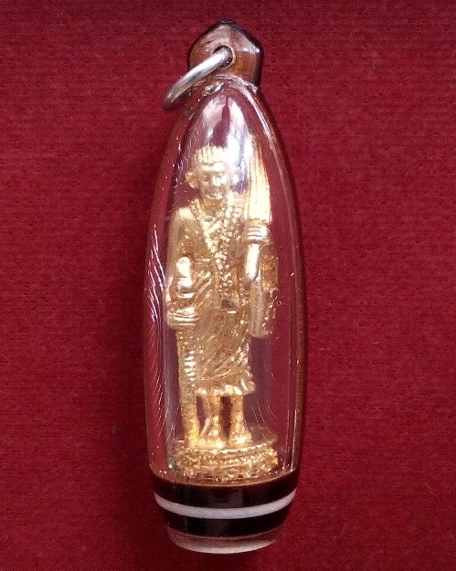 พระสิวลีลอยองค์ เนื้อกะไหล่ทอง หลวงพ่อแพ วัดพิกุลทอง ปี19 สภาพเลี่ยมเดิมๆจากวัด...เคาะเดียวแดง...