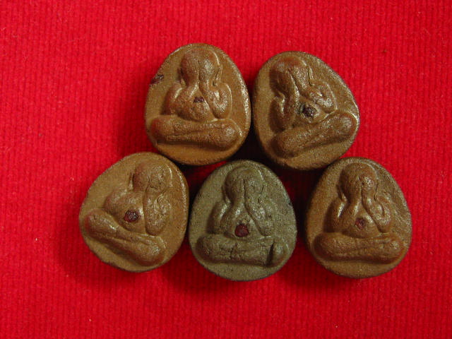 5 องค์...ปิดตากิมบ่อเซี่ยง หลวงปู่คำพันธ์ โฆสปัญโญ ปี 36 