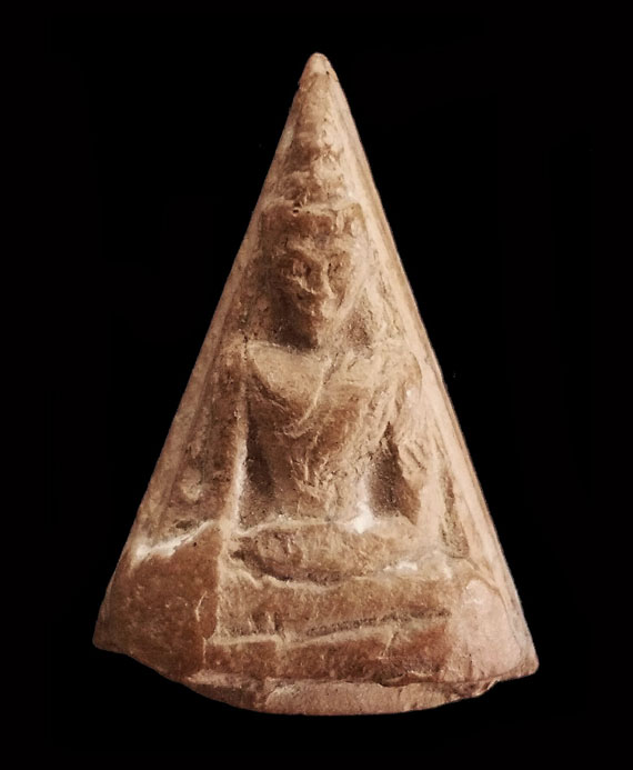 เคาะเดียว พระนางพญาของหลวงปู่โต๊ะ วัดประดู่ฉิมพลี สร้างปี2472 พิมพ์มีหน้ามีตา สภาพสวย 