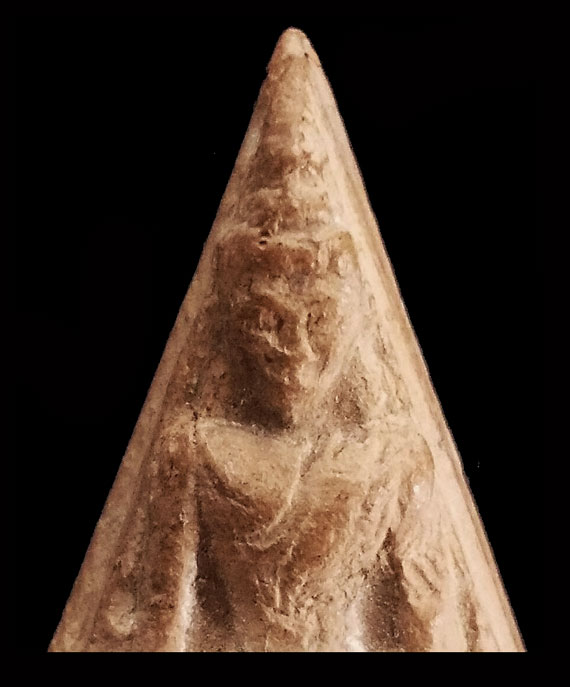 เคาะเดียว พระนางพญาของหลวงปู่โต๊ะ วัดประดู่ฉิมพลี สร้างปี2472 พิมพ์มีหน้ามีตา สภาพสวย 