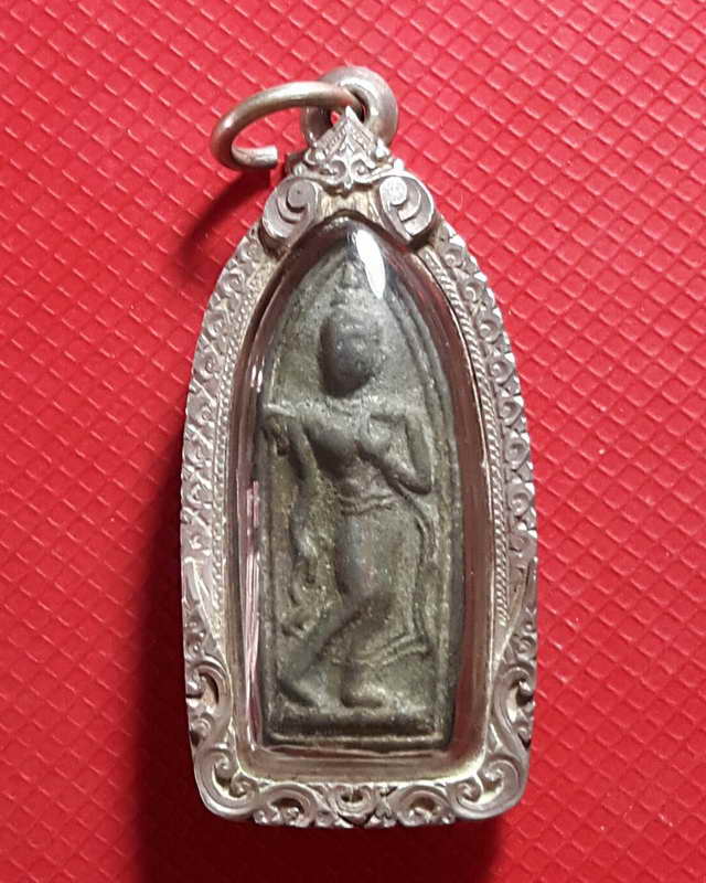 พระลีลาชินเงินหลวงพ่อกวย ออกและลงกรุที่วัดหนองปลิง อ.เมือง จ.นครสวรรค์เมื่อปี2508