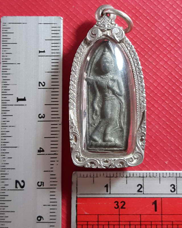 พระลีลาชินเงินหลวงพ่อกวย ออกและลงกรุที่วัดหนองปลิง อ.เมือง จ.นครสวรรค์เมื่อปี2508