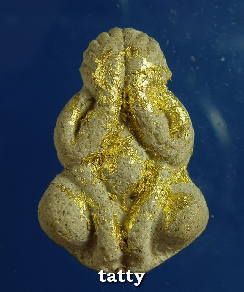 ปิดตาพิมพ์มือโบราณ หลวงปู่หมุน วัดบ้านจาน (ผมปิดทองเอง)