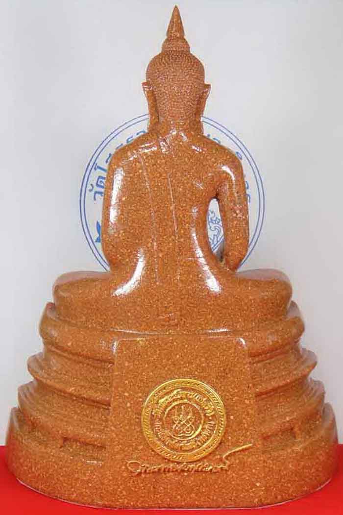 ***ใหญ่อลังการมหึมา***พระบูชา พระพุทธโสธร เนื้อกระเบื้องหลังคาโบถส์ ใต้ฐานปั๊มยันต์พร้อมกล่องตราวัดบ