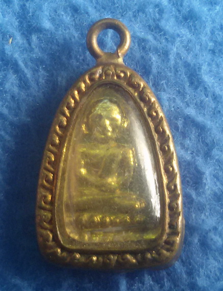 หลวงปู่ทวด หลังนางกวัก พร้อมกรอบเดิม พ.ศ. 2508