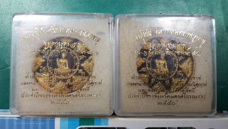 พระผงสุริยันจันทรา จตุคามรามเทพ " พลังแผ่นดิน สรงน้ำ50 "
