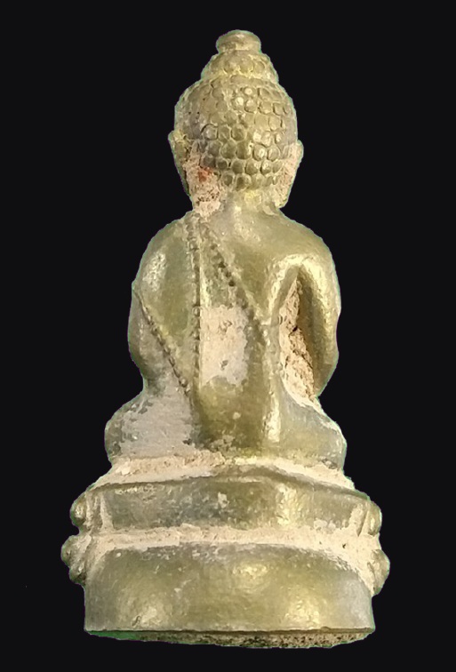 	พระกริ่งอุบาเก็ง หลวงปู่หมุน รุ่น พระเจ้า 5 พระองค์ เนื้อสัมฤทธิ์ทองดอกบวบ แจกเฉพาะพระสงฆ์ที่เข้าร่