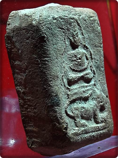 C03.พระกรุหลวงพ่อผาดวัดดงตาล(วัดสามัคคีธรรม) จ.ลพบุรีพิมพ์ประทับสิงห์อุดผงเดิมหลวงพ่อปานวัดบางนมโค