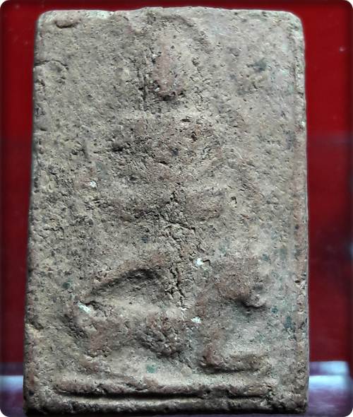 C06.พระกรุหลวงพ่อผาดวัดดงตาล(วัดสามัคคีธรรม) จ.ลพบุรีพิมพ์ประทับสิงห์อุดผงเดิมหลวงพ่อปานวัดบางนมโค