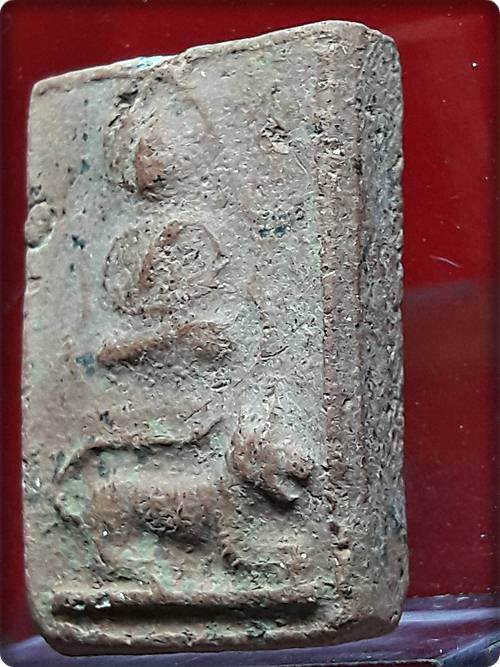 C05.พระกรุหลวงพ่อผาด วัดดงตาล(วัดสามัคคีธรรม) จ.ลพบุรีพิมพ์ประทับเสืออุดผงเดิมหลวงพ่อปานวัดบางนมโค