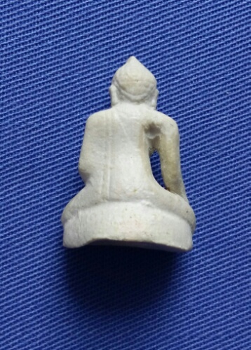 พระพิมพ์เชียงเเสน เนื้อผง ก้นดอกจันทร์ ท่านเจ้าคุณนร ปี2513. พร้อมบัตร