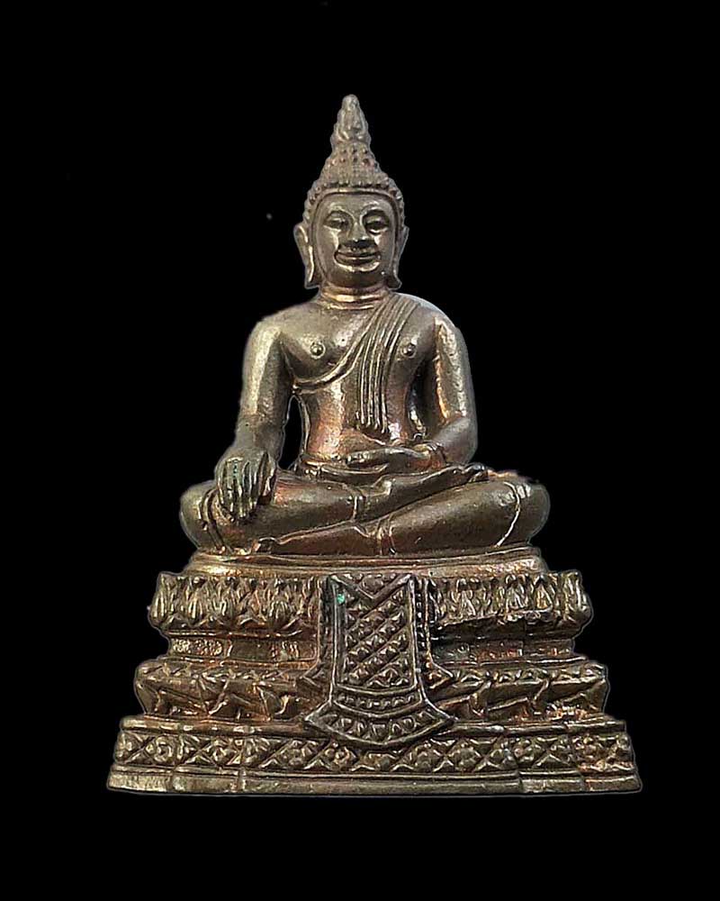 พระกริ่งหลวงพ่อวัดไร่ขิง  เนื้อนวะโลหะ
