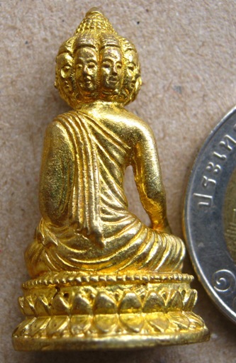 พระเศรษฐีนวโกฎิ หลวงพ่อเพี้ยน วัดเกริ่นกฐิน ปี2553 รุ่นเสาร์๕มหามงคล โค้ด+เลข960เนื้อทองเหลือง+กล่อง