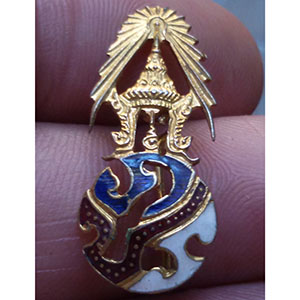 เข็มกลัก ลงยา ภปร.