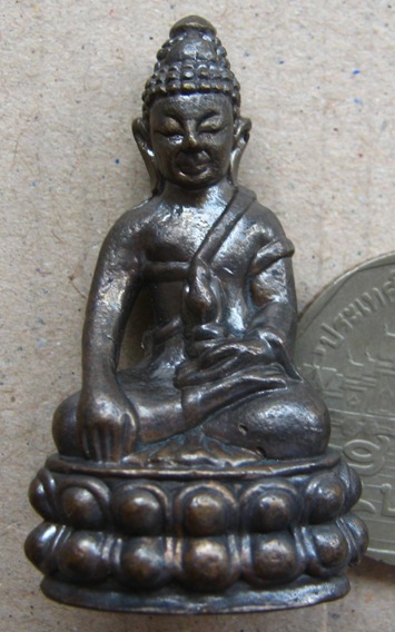  พระกริ่ง รุ่นกันภัย หลวงพ่อเพี้ยน วัดเกริ่นกฐิน จ ลพบุรี ปี2550 เนื้อทองแดง มีโค้ด พร้อมกล่องเดิม 
