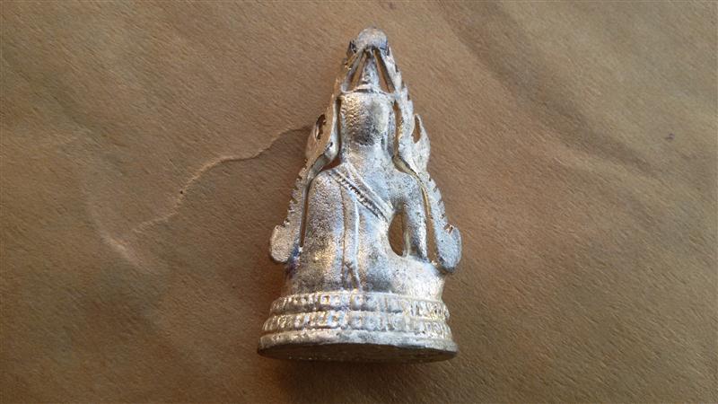 รูปหล่อพระพุทธชินราช 80 พรรษา (สมเด็จพระญาณสังวรฯ) วัดบวรนิเวศวิหาร ปี 2536 (ตอกโค๊ด)