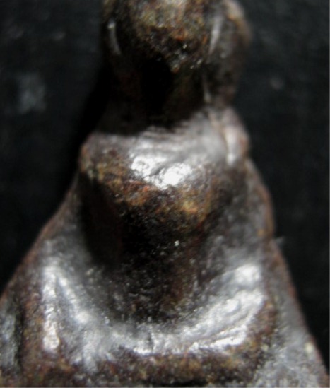 พระท่ากระดานน้อย กรุศาลเจ้า เนื้อตะกั่วสนิมแดง จ.ราชบุรี สนิมแดงดี