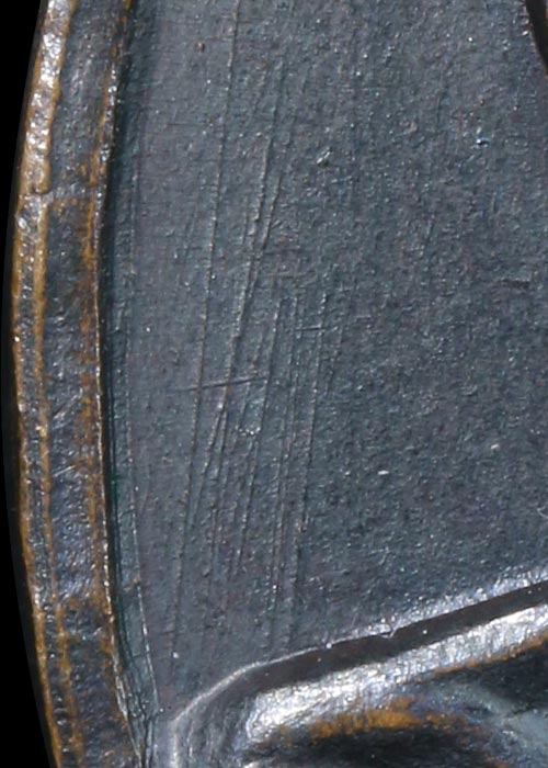 เหรียญหน้าตรงท่านเจ้าคุณนรฯ บล็อคนิยม ปี 2513 เนื้อทองแดง วัดเทพศิรินทร์ กรุงเทพฯ มาพร้อมบัตรรับรอง