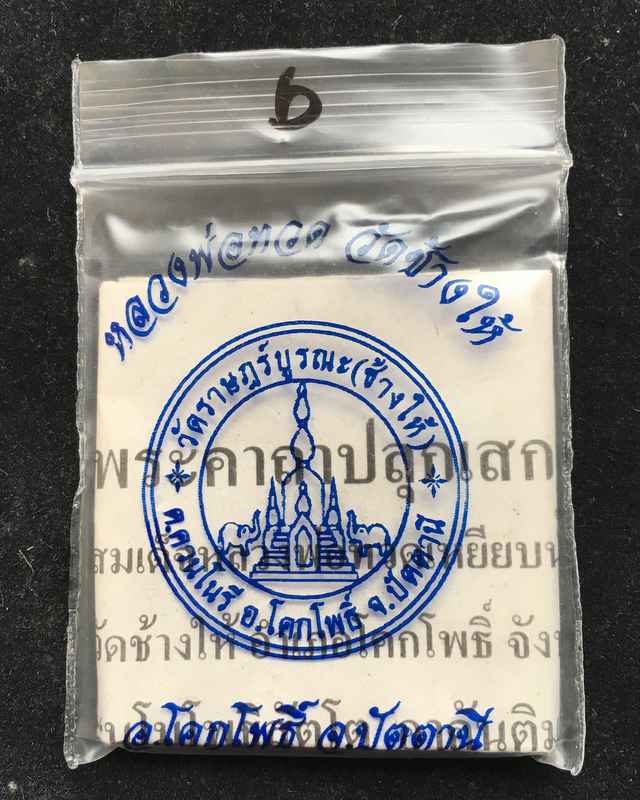 เหรียญพุทธซ้อนใหญ่ ชุบนิเกิ้ล หลวงพ่อทวด อ.ทิม วัดช้างให้ ปัตตานี ((ปี ๕๕)) พร้อมใบคาถา+ซองจากวัด