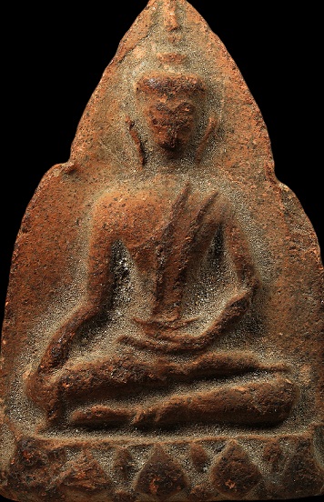 พระพิมพ์อู่ทองหรือพระขุนแผนฐานบัวกรุวัดใหญ่ชัยมงคล