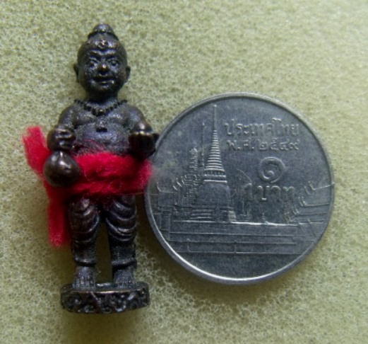**วัดใจ**กุมารทอง เงินไหลมา เนื้อสัมฤทธิ์ พระอาจารย์แว่น วัดป่าประชาสามัคคีธรรม จ.กาฬสินธุ์**