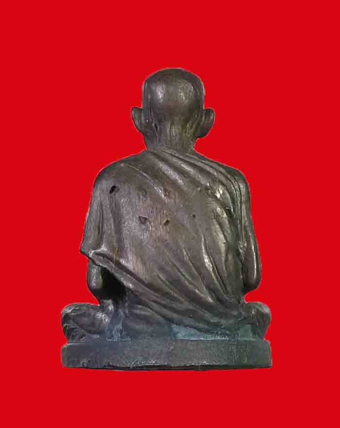 รูปหล่อหลวงพ่อเกษม สุสารไตรลักษณ์ จ.ลำปาง รุ่นไตรมาส ปี 37