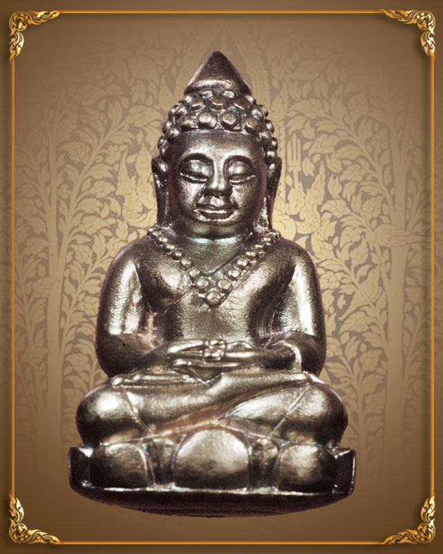 พระล้มลุกท่านเจ้ามา บรรจุอิทธิธาตุ ปี 2544 เนื้อเงิน