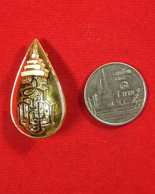 เข็มกลัดที่ระลึก ๑๐๐ ปีพระสังฆราช วัดบวรนิเวศวิหาร