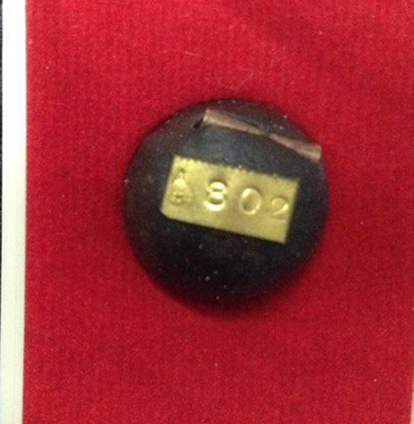 รูปหล่อ ยอดธง เนื้อนวะ หลวงปู่หมุน วัดบ้านจาน  สร้าง 169 องค์ หายาก.. 