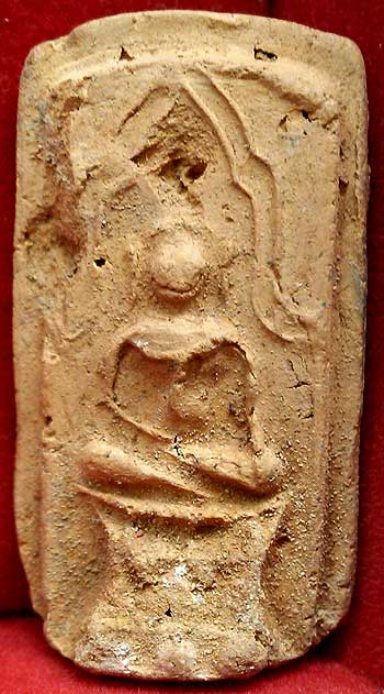 *พิมพ์สะดุ้งกลับ เนื้อดินเผา กรุวัดคูบัว ราชบุรี ลป.บุญ ขันธโชติ วัดกลางบางแก้ว ปลุกเสก*