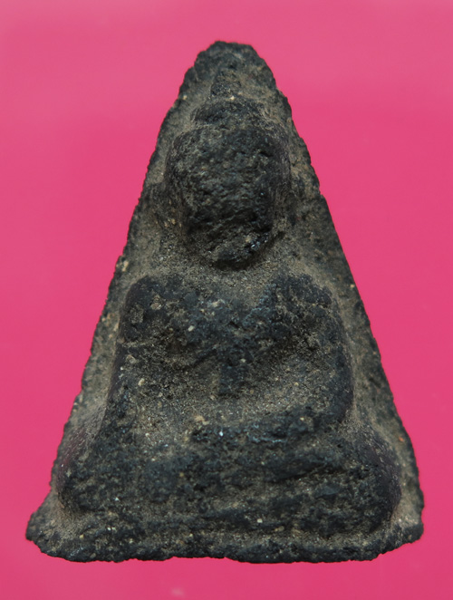 พระโป้ กรุบางกระทิง เนื้อดำสนิท อยุธยา