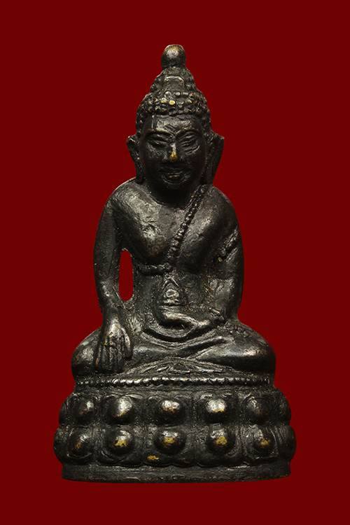 พระกริ่ง มปร วัดราชประดิษฐ์ พ.ศ.2515.หลวงปู่ทิมร่วมปลุกเสกเนื้อทองเหลืองรมดำ