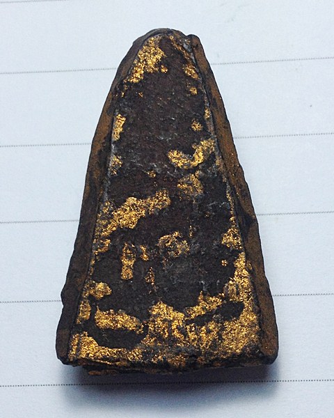 หลวงปู่ทวดเนื้อดินเผา (ผสมผงว่านหลวงปู่ทวด ปี2497) พระครูใบฎีกาขาว รกุขิตธมุโม วัดช้างให้ ปี 2513