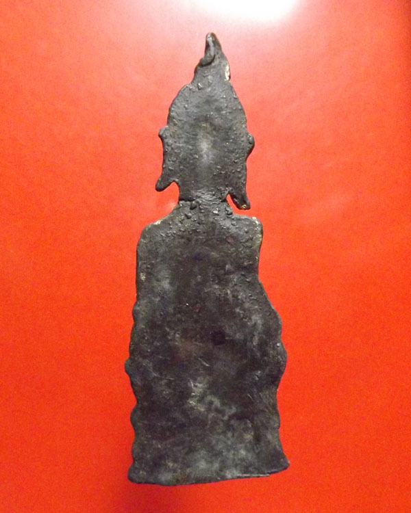 พระกรุเชียงแสน สนิมแดง มีทองเดิม พิมพ์เดี่ยว