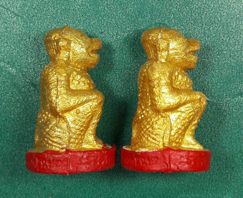 หลวงปู่หมุน " หนุมานชมพูนุช รุ่นพระเจ้าห้าพระองค์ 5 พิธีใหญ่ 2543