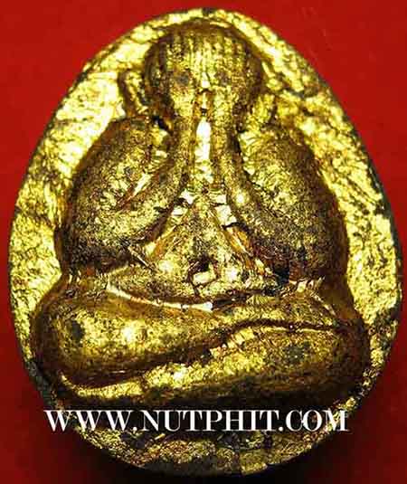 1 ใน 900 พระปิดตา หลังเต่า ลป.โต๊ะ วัดประดู่ฉิมพลี+ตลับทองคำ+บัตรรับรองพระแท้*148