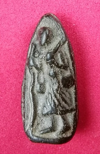 พระสิวลีเนื้อดำ มีย่าม หลวงพ่อกวย วัดโฆสิตาราม