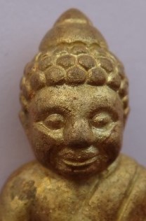 พระชัยวัฒน์พุทโธน้อย+รูปหล่อคุณแม่บุญเรือน วัดสัมพันธวงศ์ ปี 59 อุดผง เคาะเดียว