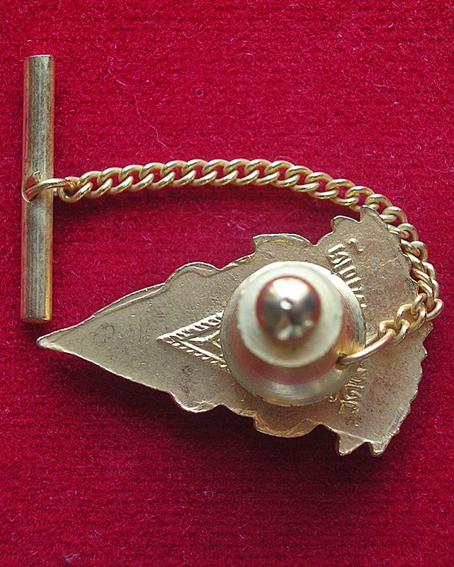 เข็มกลัดเน็คไท พระพุทธชินราช วัดพระศรีมหาธาตุ จ.พิษณุโลก กะไหล่ทองลงยา