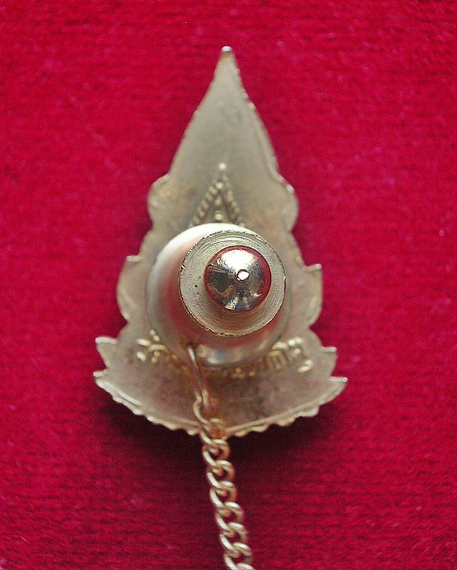 เข็มกลัดเน็คไท พระพุทธชินราช วัดพระศรีมหาธาตุ จ.พิษณุโลก กะไหล่ทองลงยา