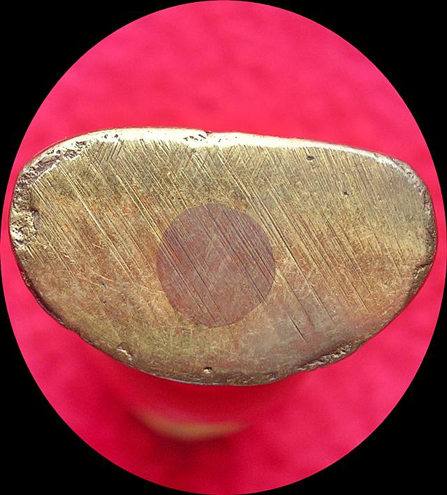 รูปหล่อกริ่ง หลวงพ่อเงิน วัดบางคลาน รุ่นมีเงินทอง