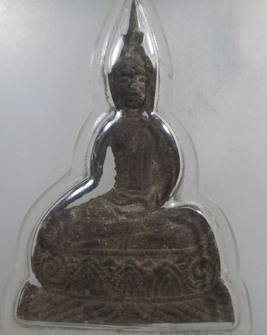 ๒๐ พระพุทธเนื้อชินตะกั่ว (ขนาดสูง 9 ซม) เลี่ยม  ศิลปสวยงาม