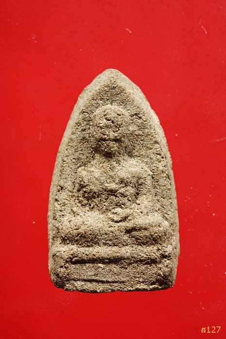 พระผงรูปเหมือนหลังยันต์ไม่ทราบที่...../102
