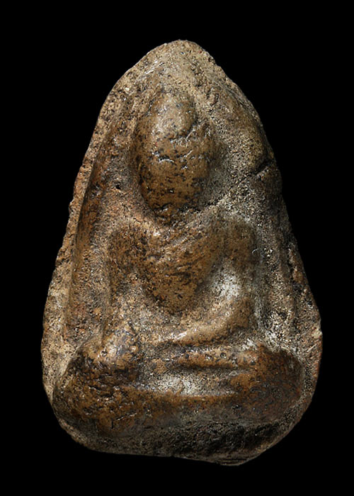 พระเม็ดน้อยหน่า เนื้อดิน จ.สุโขทัย เนื้อจัด มาพร้อมบัตรรับรองความแท้