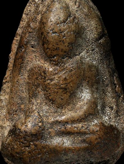 พระเม็ดน้อยหน่า เนื้อดิน จ.สุโขทัย เนื้อจัด มาพร้อมบัตรรับรองความแท้