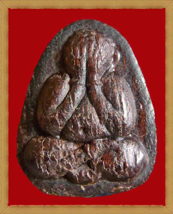 พระปิดตาไม้ขนุนทอง หลวงปู่บัว วัดเกาะตะเคียน จ.ตราด หนุนดวง เหลือกิน เหลือใช้