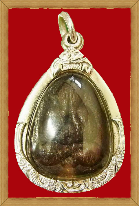 พระปิดตาไม้ขนุนทอง หลวงปู่บัว วัดเกาะตะเคียน จ.ตราด หนุนดวง เหลือกิน เหลือใช้